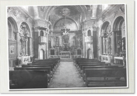 1924, Rovereto, chiesa del Suffragio, navata 
