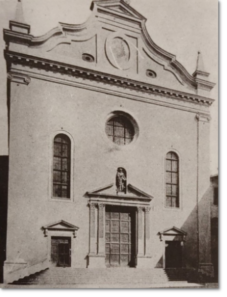 San Marco, facciata antecedente al 1950.